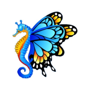 Teardrop Butterfly Seahorse